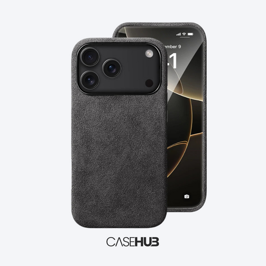 Case em Alcântara Premium com Carregamento MagSafe