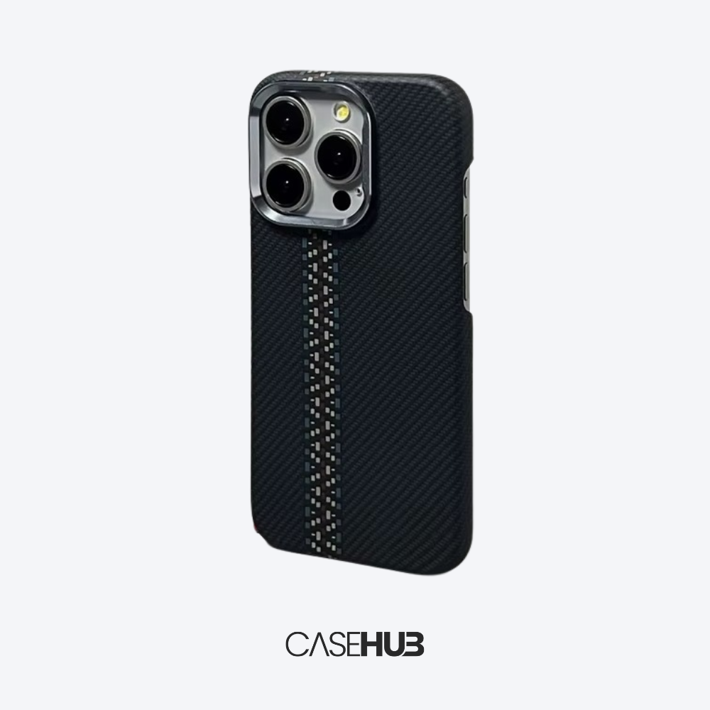 Case em Fibra de Carbono Premium com Carregamento Magsafe Holanda