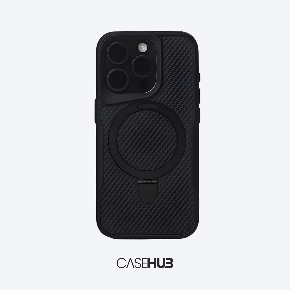 Case em Fibra de Carbono Premium para iPhone com Carregamento MagSafe Miami