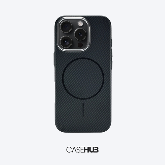 Case em Fibra de Carbono Premium para iPhone com Carregamento MagSafe Seul