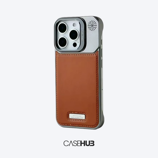 Case em Couro Premium para Iphone com Carregamento Magsafe Ibiza