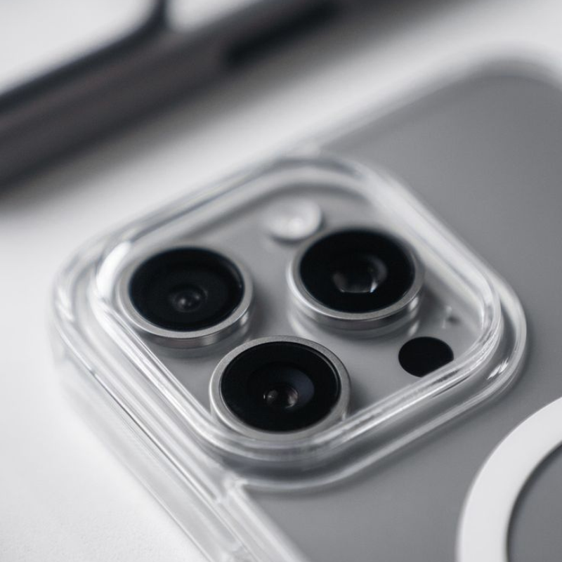 Case em Acrílico Premium para iPhone com Carregamento MagSafe Cristal Clean