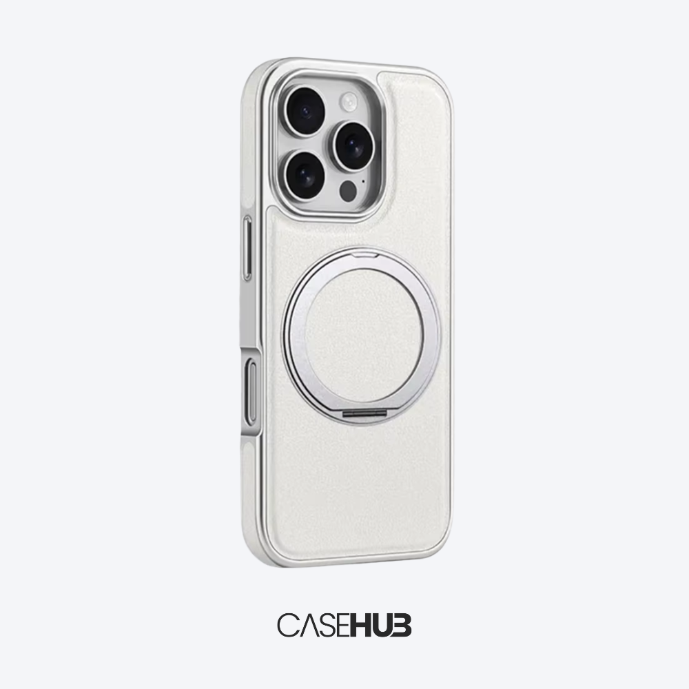 Case em Couro Premium para iPhone com Carregamento MagSafe Dubai