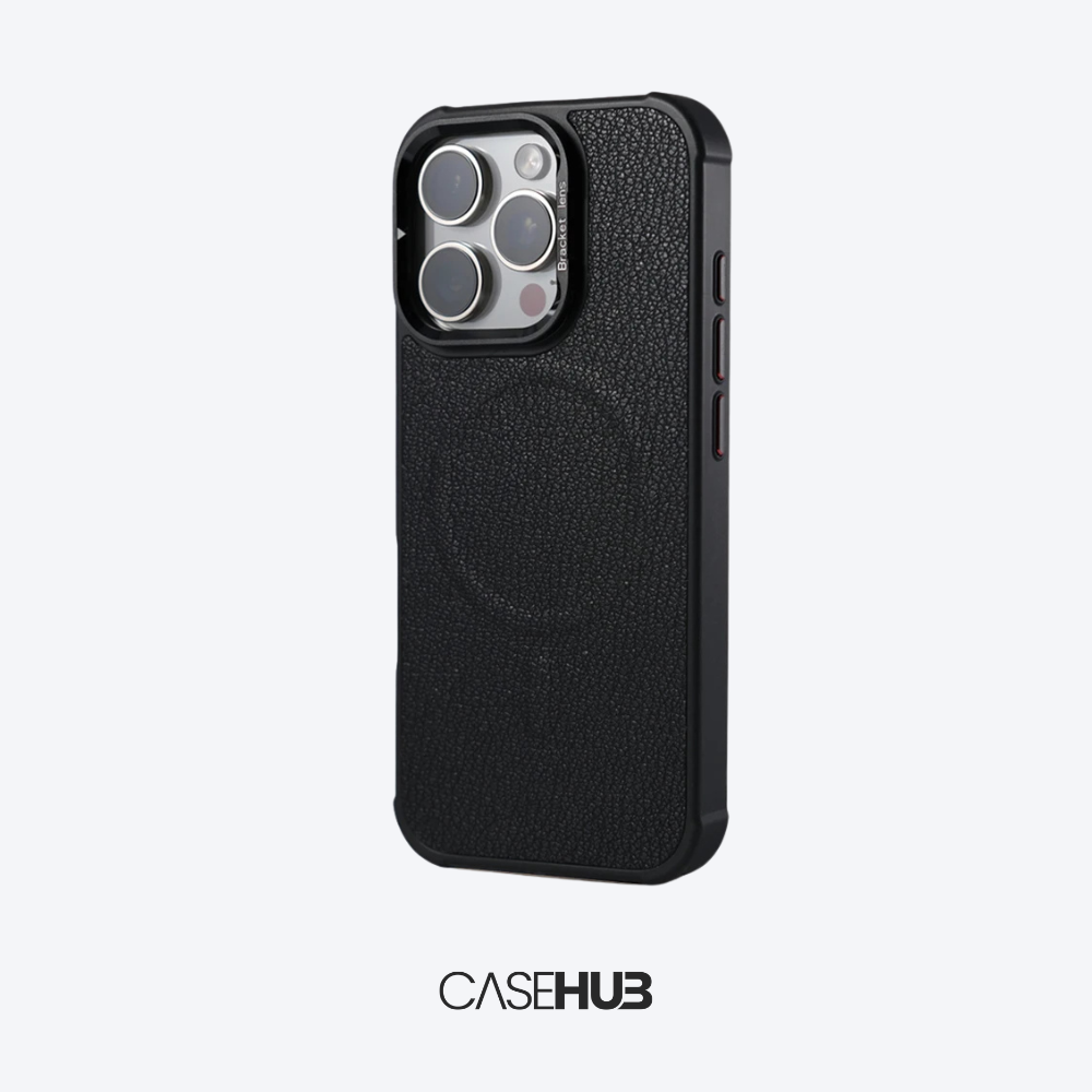 Case em Couro Premium para iPhone com Carregamento MagSafe Bélgica