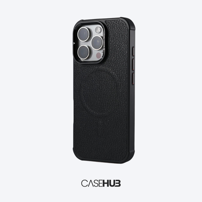 Case em Couro Premium para iPhone com Carregamento MagSafe Bélgica