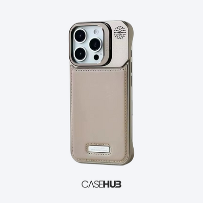Case em Couro Premium para Iphone com Carregamento Magsafe Ibiza