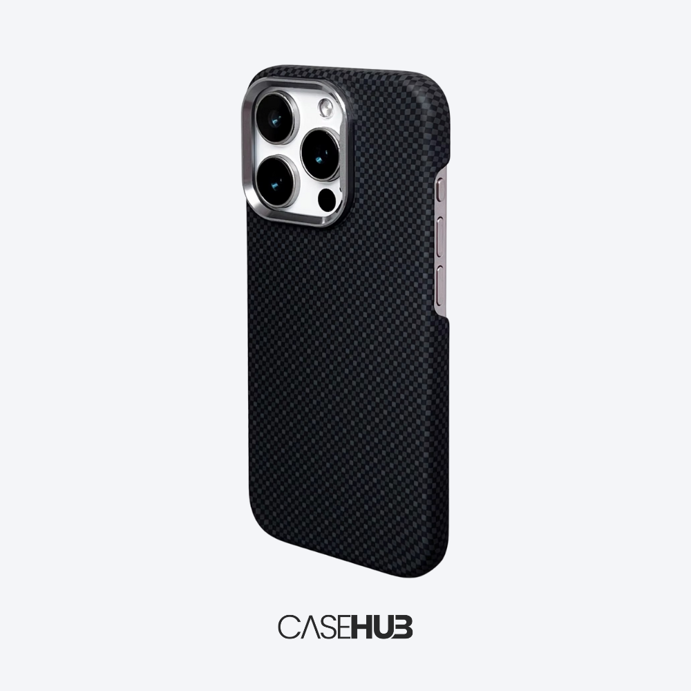 Case em Fibra de Carbono Premium com Carregamento Magsafe Holanda