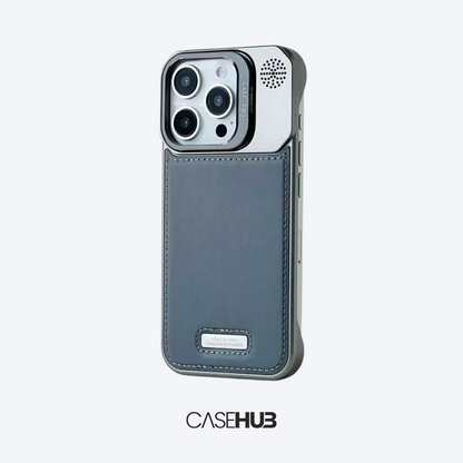 Case em Couro Premium para Iphone com Carregamento Magsafe Ibiza