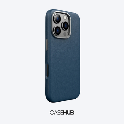 Case em Couro Premium para iPhone com Carregamento MagSafe London