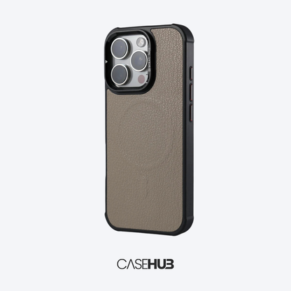 Case em Couro Premium para iPhone com Carregamento MagSafe Bélgica