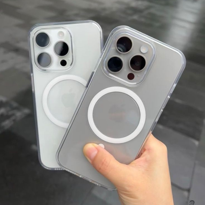 Case em Acrílico Premium para iPhone com Carregamento MagSafe Cristal Clean
