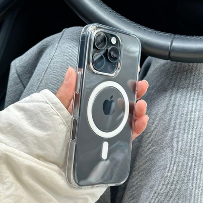 Case em Acrílico Premium para iPhone com Carregamento MagSafe Cristal Clean