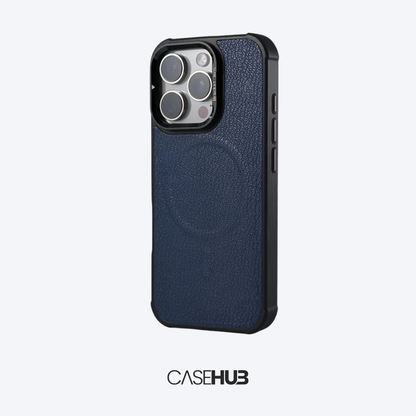 Case em Couro Premium para iPhone com Carregamento MagSafe Bélgica