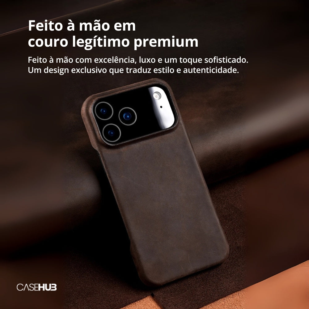 Case em couro Premium com Carregamento MagSafe Copenhagen