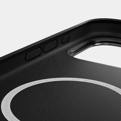 Capa magnética forte de couro laranja para iphone 17 pro max air com botões ai carregamento sem fio capa de proteção de câmera de metal