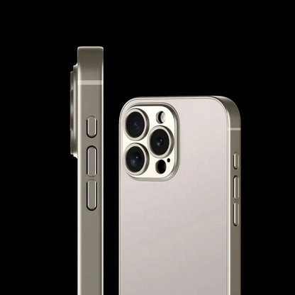 Moda fosco fosco lente protetora fina caso de telefone para iphone 16 pro max plus pára-choques à prova de choque anti-queda capas duras