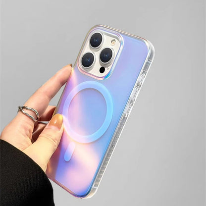 Case em Acrílico Premium para iPhone com Carregamento MagSafe Camaleão