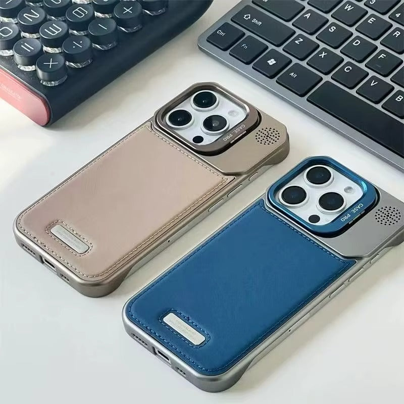 Case em Couro Premium para Iphone com Carregamento Magsafe Ibiza