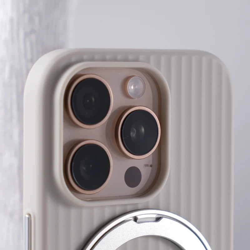 360 rotativo kickstand magsafe fosco caso de telefone para iphone 16 16pro max 15 pro 14 botão da câmera fechado capa carga sem fio