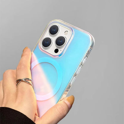 Case em Acrílico Premium para iPhone com Carregamento MagSafe Camaleão