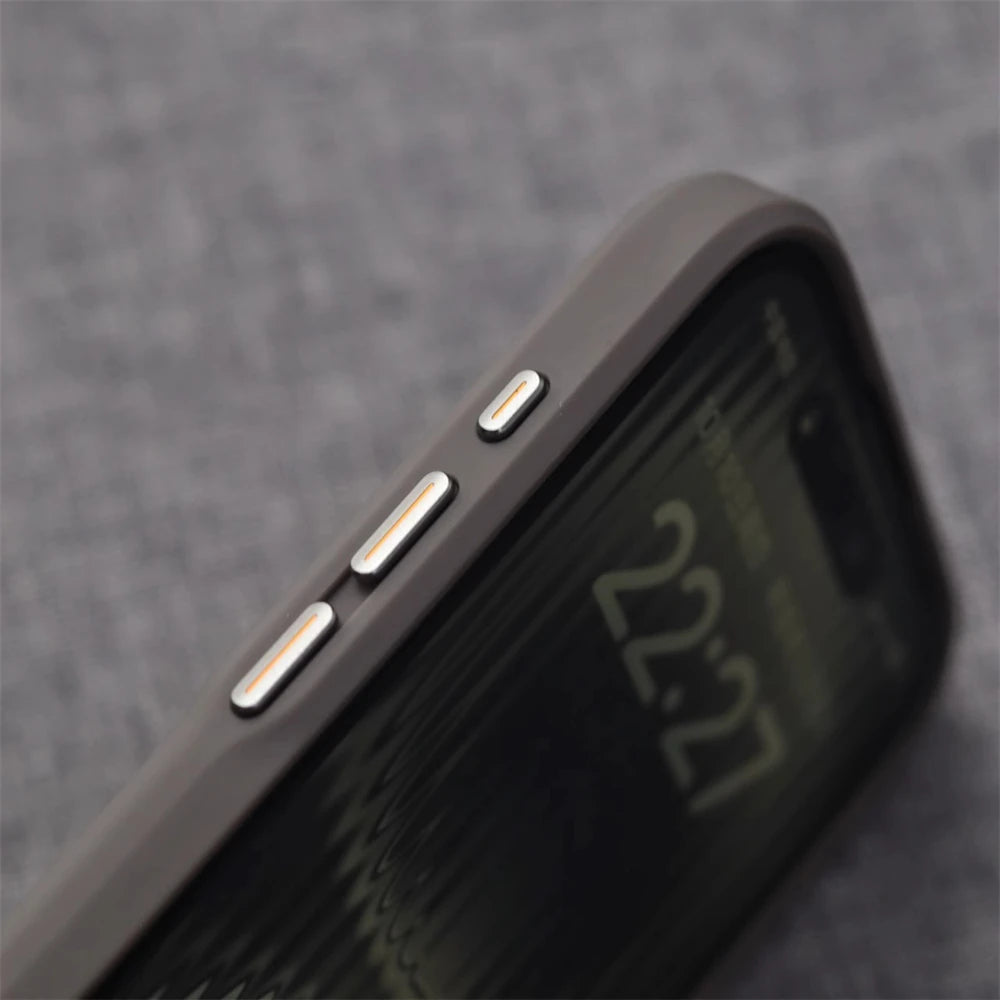 Padrão de fibra de carbono anel magnético titular pára-choques caso para iphone 17 17air 16 pro max 15 14 13 12 magsafe capa de carregamento sem fio