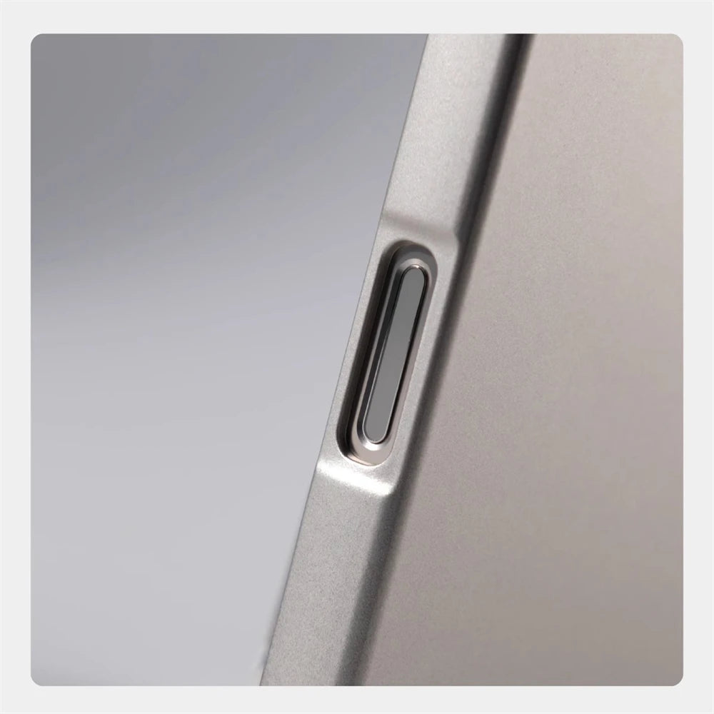 Suporte de lente de metal cor sólida capa magnética de pc rígido para iphone 16 pro max 15 14 plus 13 para magsafe capa de carga sem fio
