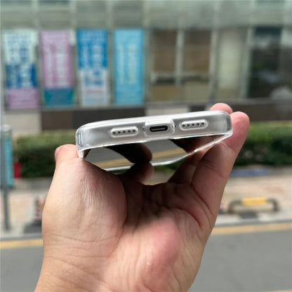 Capa magnética magsafe de cor sólida, não amarelada, para iphone 17 17pro 17pro max, botão de câmera sensível ao toque, à prova de choque, capa dura para pc