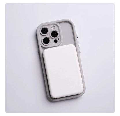 Translucidez fosca para magsafe capa à prova de choque para iphone 17 air 16 pro max 15 14 plus 12 13 lente proteção completa capa magnética