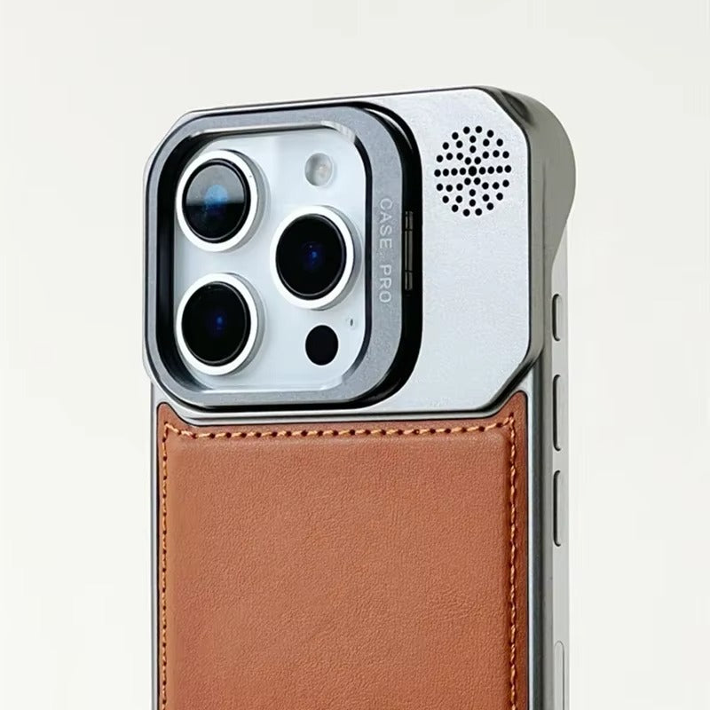 Case em Couro Premium para Iphone com Carregamento Magsafe Ibiza