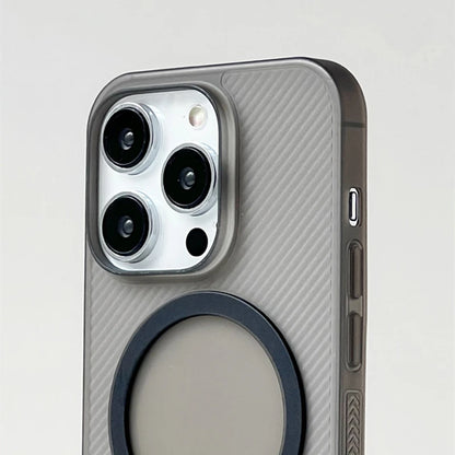 Sarja ultrafina de carregamento sem fio magsafe caso telefone para iphone 17 15 16pro max 16 14 pro 13 translúcido fosco duro pc capa