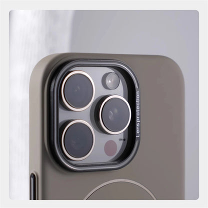 Ultra fino magnético carga sem fio duro caso para iphone 16 15 pro max 14 12 13 para magsafe luxo cor sólida capa escudo