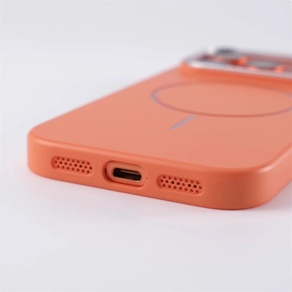 Case em TPU Premium para iPhone com Carregamento MagSafe Bariloche