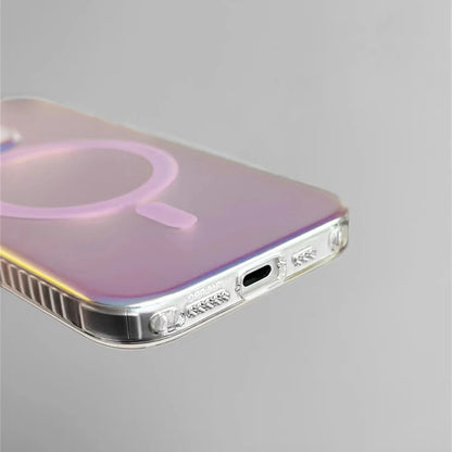 Case em Acrílico Premium para iPhone com Carregamento MagSafe Camaleão