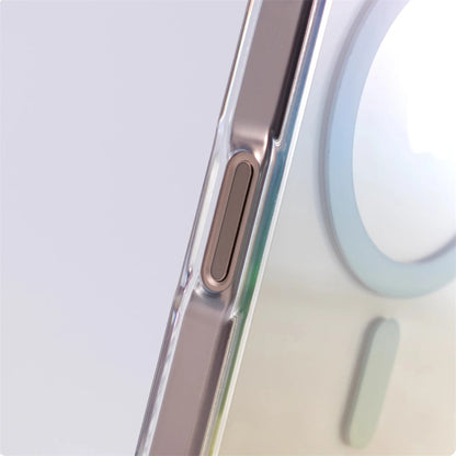 Luxo gradiente cor magnética caso de carga sem fio para iphone 17 pro max 16 15 14 plus 13 12 claro para magsafe capa à prova de choque