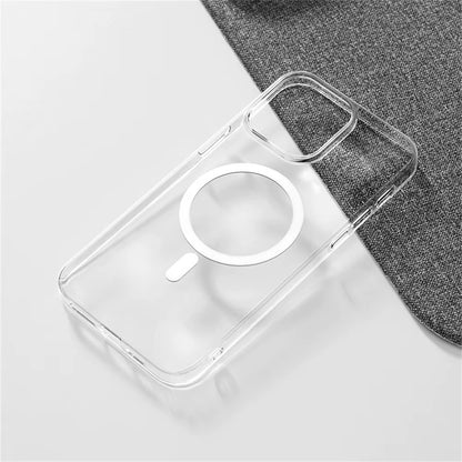 Case em Acrílico Premium para iPhone com Carregamento MagSafe Cristal Clean